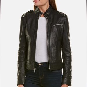 Marc New York Rego Racer Glove Lamb Leather Jacket  Size XS Moto